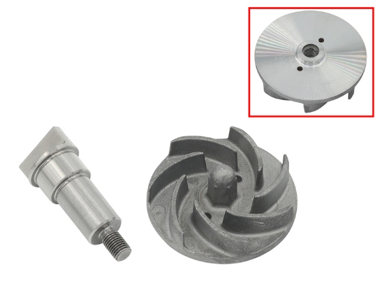 Picture of Vattenpumpsaxel med impeller