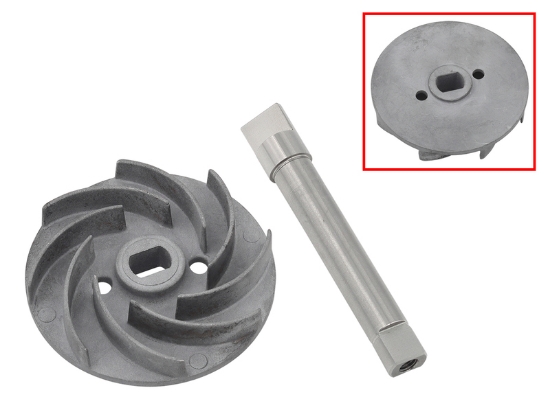 Picture of Vattenpumpsaxel med impeller