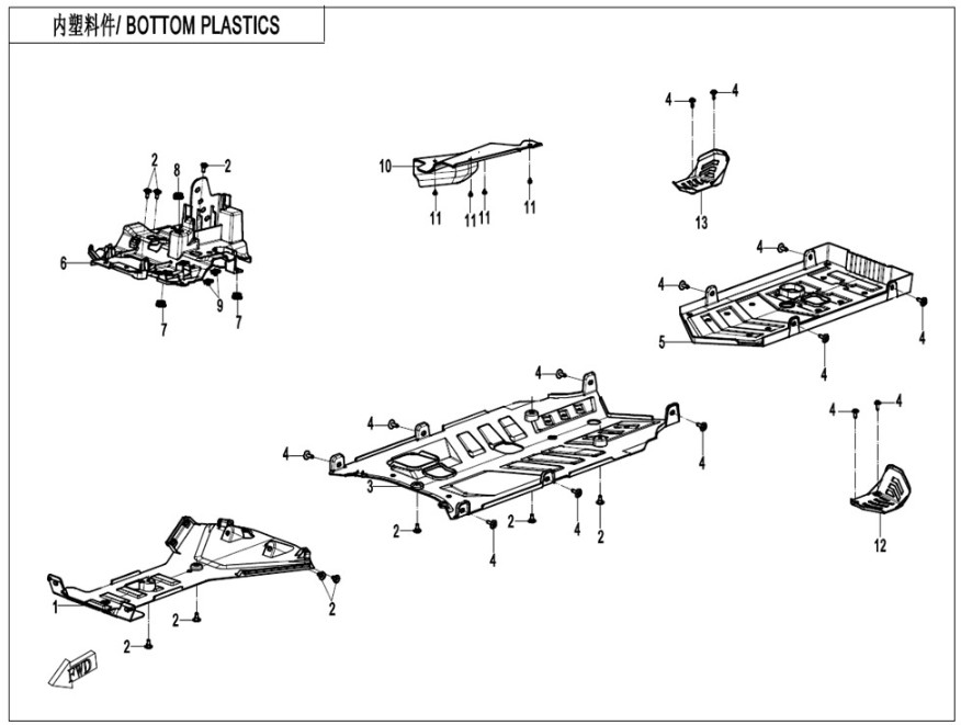 Bild för kategori Bottenplast