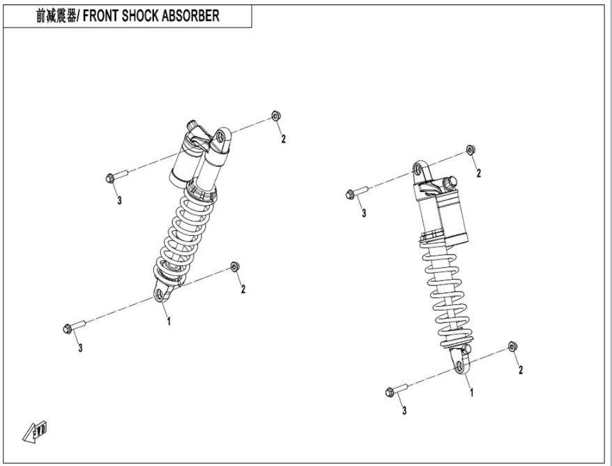 Bild för kategori Främre stötdämpare (gas)