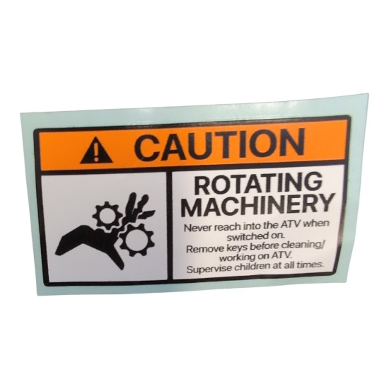 Bild på WARNING STICKER