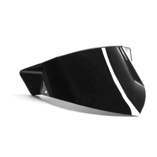 Picture of Vindruta Svart Låg 9" Arctic Cat & Yamaha 2012-24
